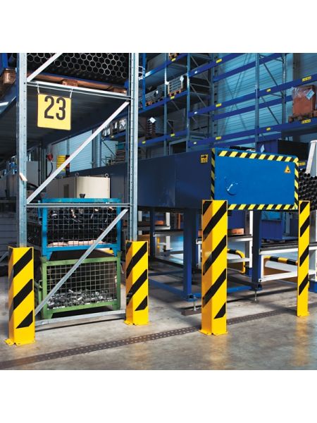 Heavy Duty Steel Pallet Racking Protector Moravia BLACK BULL heavy duty steel pallet racking protector
