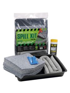 Fentex 40L EVO Universal Spill Kit in Clip-Close Plastic Bag + Flexible Tray