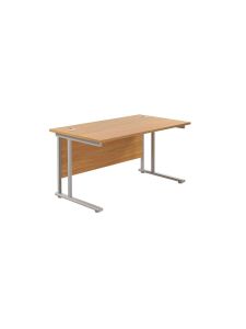 Twin Upright Desk TC Office - Nova Oak