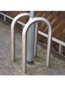 Stainless Steel Post Protector Car Parks & EV Chargers