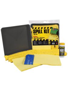 Fentex 30L Chemical Spill Kit in Plastic Bag + Drip Tray