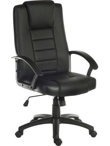 Teknik Leader Executive Chair with Bonded Leather and Adjustable Height
