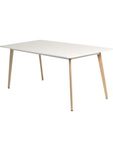 Teknik Skandi Rectangular Table – Contemporary Dining Table with Beech Legs