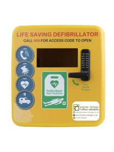 Premier Outdoor Defibrillator Cabinet with Keypad Lock, Heater, and LED Light