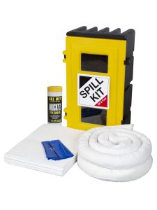 Fentex Oil Only Spill Kit in Wall Cabinet
