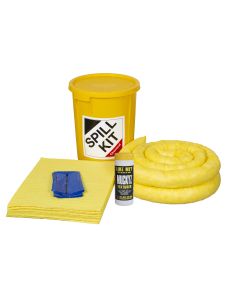 Fentex 30L Chemical Spill Kit in Small Yellow Drum