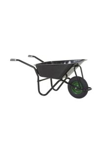 OLYMPUS® Heavy-Duty Wheelbarrows – 80L & 100L Capacity, Pneumatic or Puncture-Proof Wheel Options