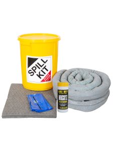 Fentex 30L General Purpose Spill Kit in Small Yellow Drum