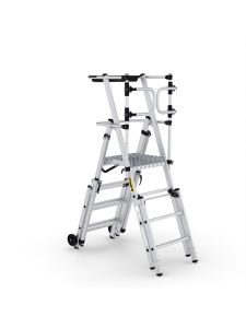 Climb-It Folding Telescopic Platform Steps with Safety Gate