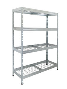 Premier Heavy Duty Garage Galvanised Shelving - 300kg UDL