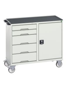Bott Maintenance Trolleys Cupboard - 5 Drawers 1 door Cabinet