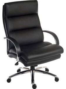 Teknik Samson Heavy Duty Executive Chair – Leather Look, Rated for 24-Hour Use