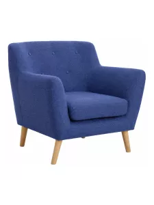 Modern Skandi Armchair - Indigo Blue