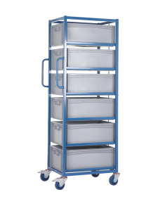 GPC Tray Rack with 220 x 600 x 400 mm 44 Litre Containers