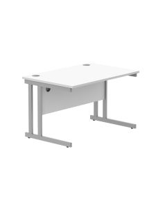 Core Stylish Computer Office Rectangular Desk - Artic White