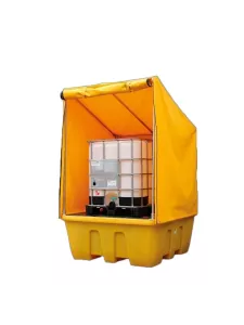Fentex Single IBC Spill Pallet with Framed Cover