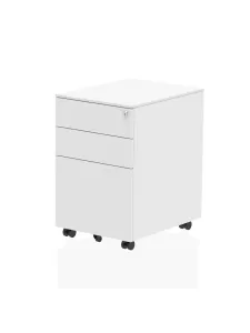 Impulse Steel Mobile Pedestal - 3 Drawer Lockable Storage
