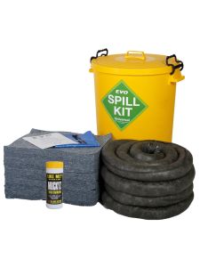 Fentex 90 Litre Universal Spill Kit in Yellow Drum