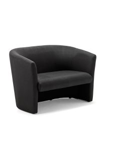 Neo Twin Tub Chair – Soft Bonded Leather or Fabric, Cushioned Reception Seating