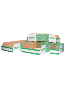 Cardboard Storage Bins Pack of 50 - A Range 100mm High Picking Bins