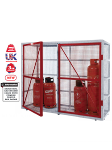 Grenadier Cages  Security Cages Galvanised Red
