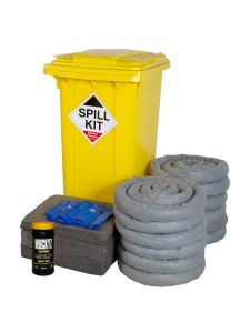 Fentex General Purpose Spill Kit in Wheelie Bin 240Litres
