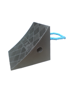 Thorworld Industries Rubber Wheel Chock with Rope Handle