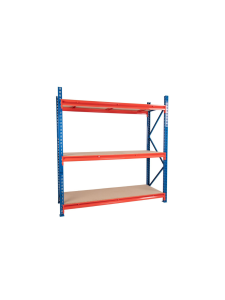 Anco TS Longspan Shelving With Chipboard Decking - 3 Levels