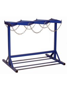 GPC Secure Cylinder Floor Rack with Safety Chain