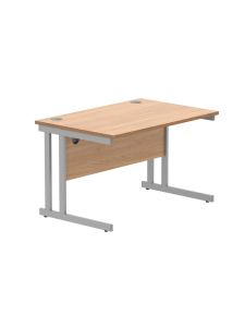 Core Stylish Computer Office Rectangular Desk - Norwegian Beech