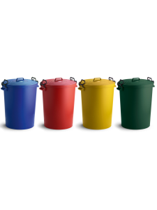 GPC Coloured Clip-On Lid Bins