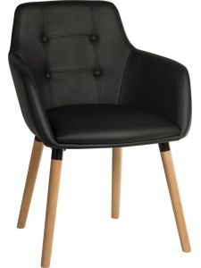 Teknik Premium Waiting Room Reception Chairs PU Leather with Wipe-Clean Finish