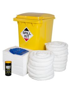 Fentex Oil and Fuel Spill Kit in Wheelie Bin 360Litres