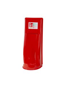 Firechief Red Single Fire Extinguisher Stand Vacuum Formed Plastic