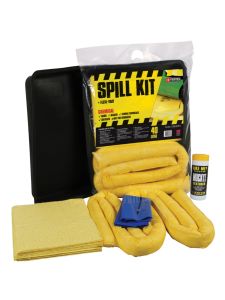 Fentex 40L Chemical Spill Kit in Clip-Close Plastic Bag + Flexible Tray