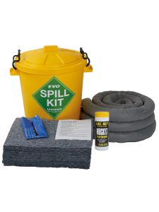 Fentex 60Litre EVO Spill Kit in Plastic Bin