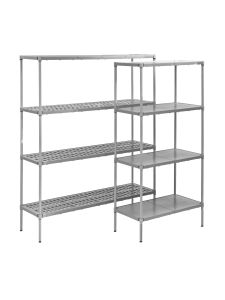 Shelfspan Plastic Plus Solid Polymer Shelving Vented Shelf