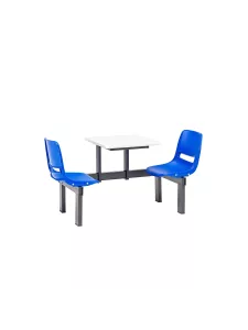 GPC Canteen Furniture 2 Seater Canteen Table - Access 1 Way