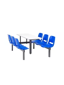 GPC 6 Seater Canteen Table - Access 1 Way