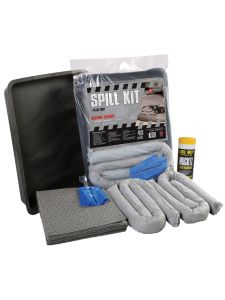 Fentex 40L General Purpose SpillKit in Clip-Close Plastic Bag + Flexible Tray