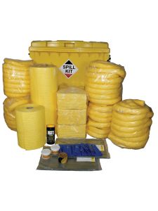 Fentex Large 1100 litre Spill Kit in Wheeled IBC - Chemical Only