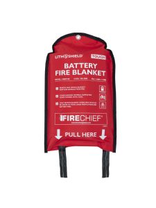 Firechief® LithShield™ Tough Battery Fire Blanket — 1.55 × 1.55 m