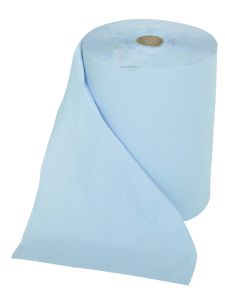 Spillpod Premium 2 Ply Blue Paper Roll - 1000 Perforated Sheets