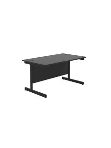 Single Upright Desk – Black