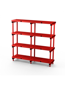 Stacarac Plastic Shelving - 1500mm Long - Double Bay