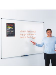 Metroplan Vitreous Enamel Steel Whiteboard
