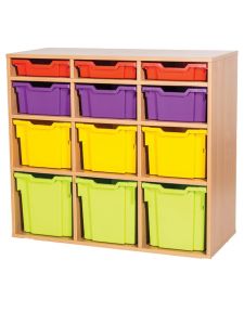 10 High 12 Combination Tray Triple Static Unit