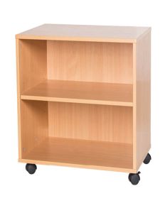 Willowbrook Double Mobile Open Shelf Unit - 533mm High