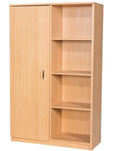 Willowbrook Premium 40 Box file Storage Unit with Half Cupboard 1710mm High