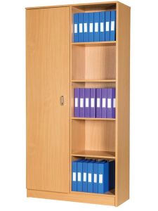 Willowbrook Premium 50 Box File Storage Unit with Half Cupboard 2108mm
